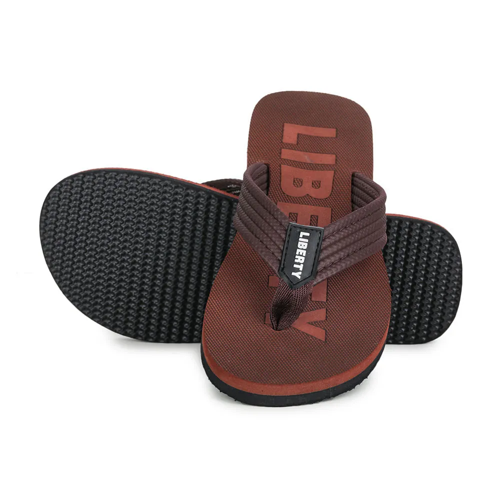 A-HA By Liberty UTM-3 Brown Flip-Flop For Men