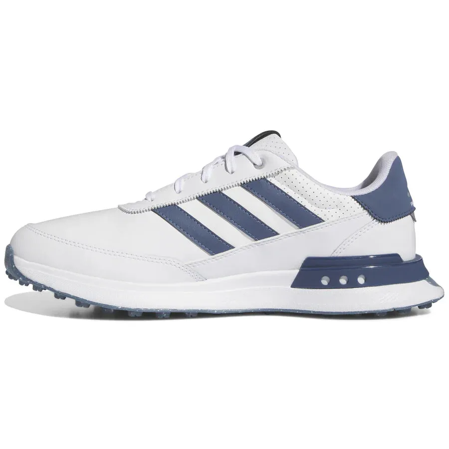 Adidas Men's S2G Spikeless Leather 24 Golf Shoes - White/Navy