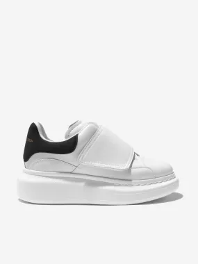 Alexander McQueen Kids Leather Velcro Trainers