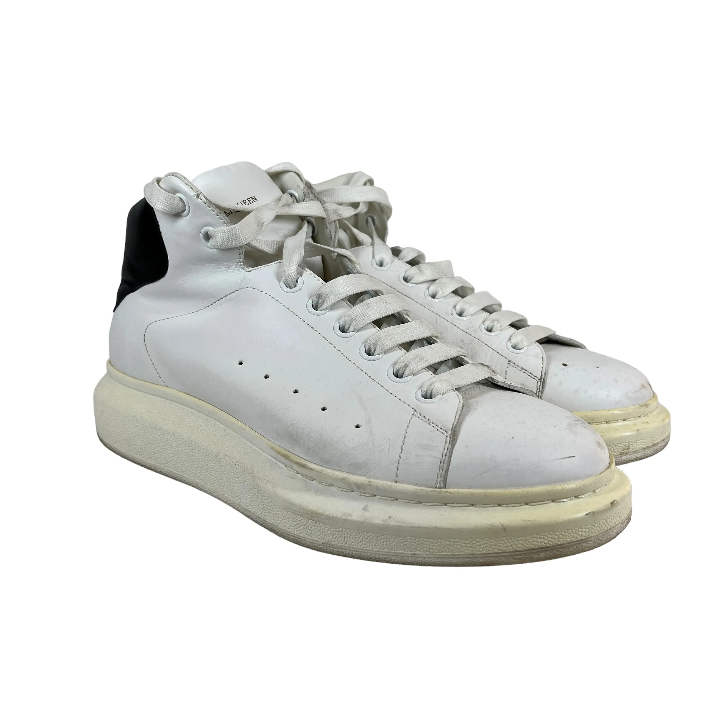 Alexander McQueen/Hi-Sneakers/EU 45/Leather/WHT/