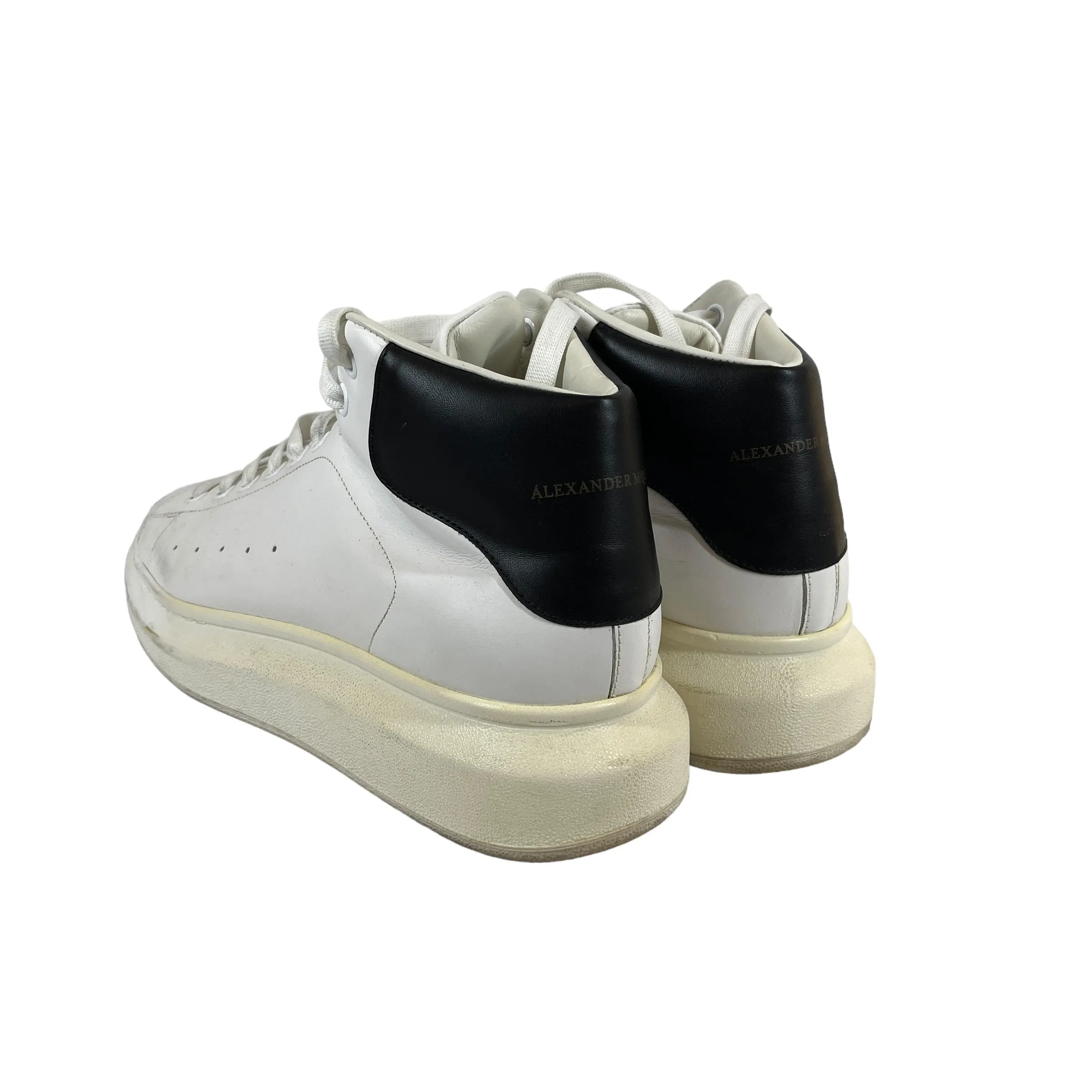 Alexander McQueen/Hi-Sneakers/EU 45/Leather/WHT/