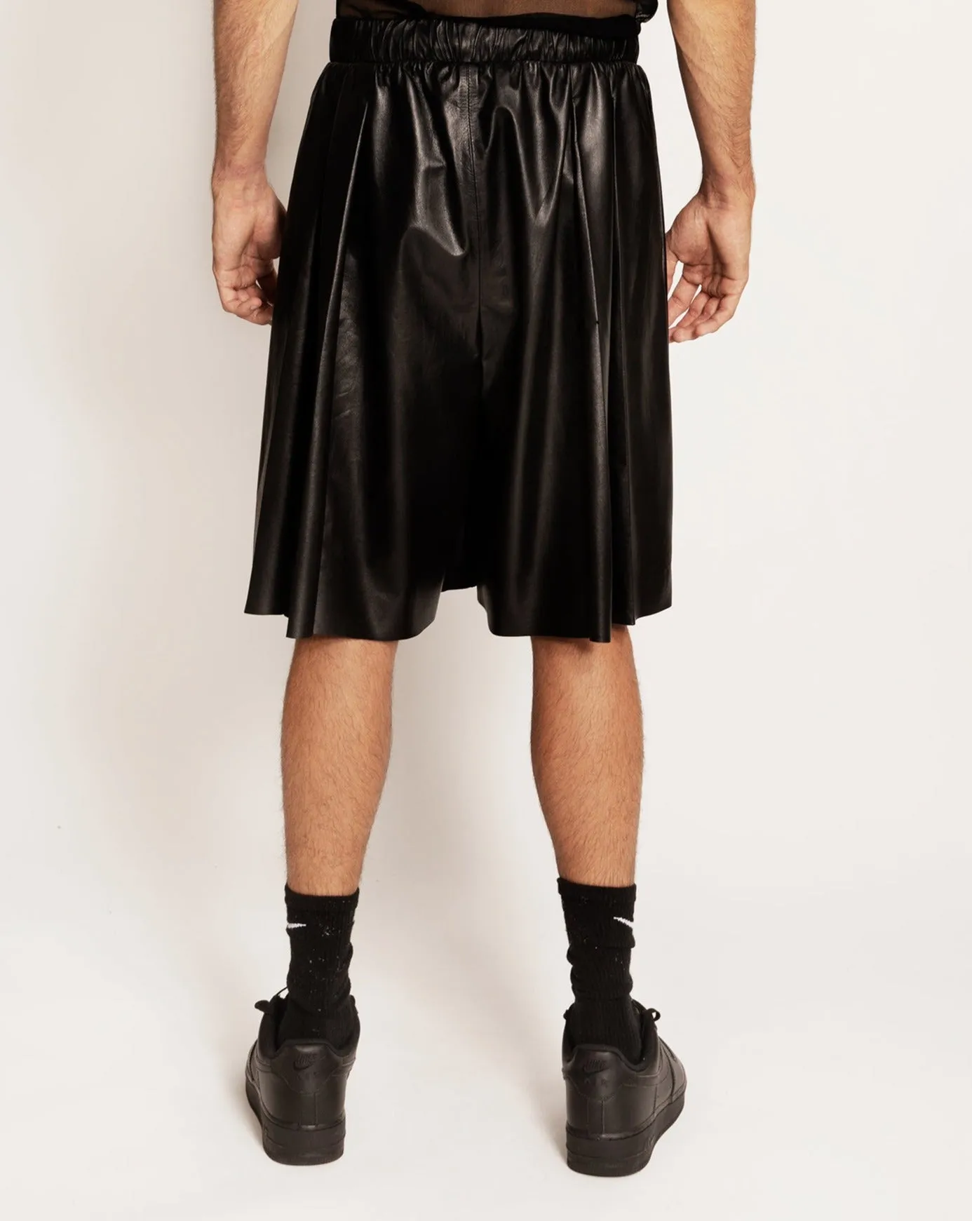 Apache Leather Shorts