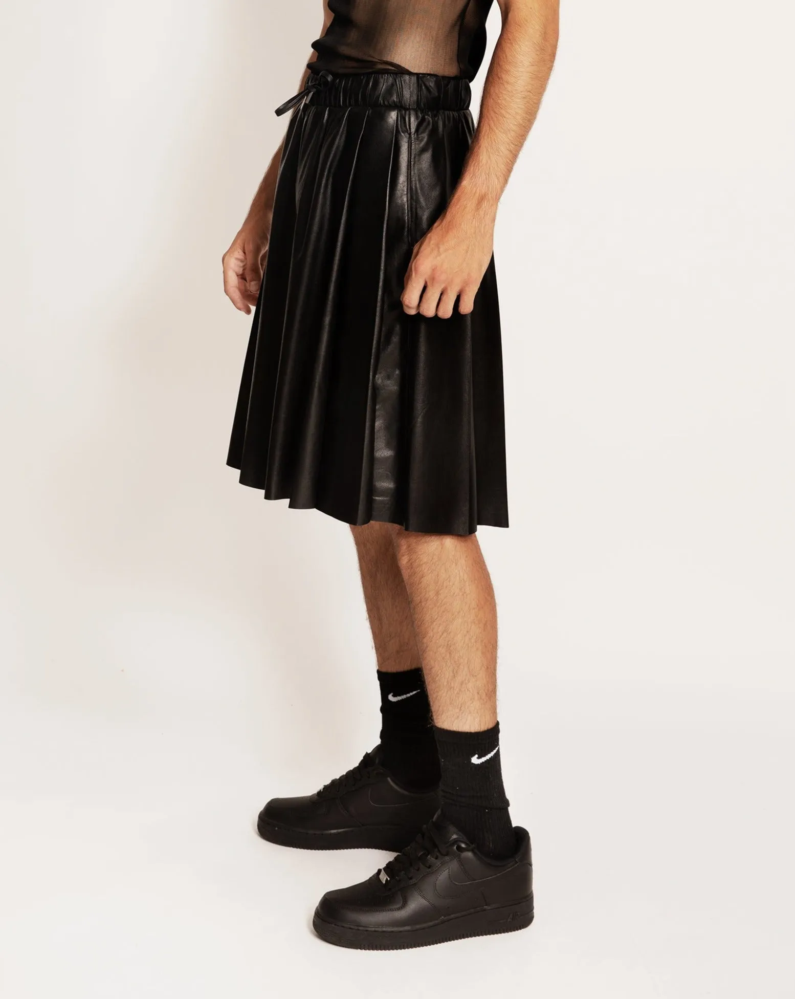 Apache Leather Shorts