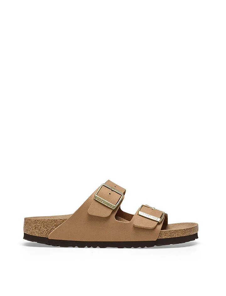 Birkenstock Arizona Vegan Birko-Flor Narrow Sandal Pecan Nubuck