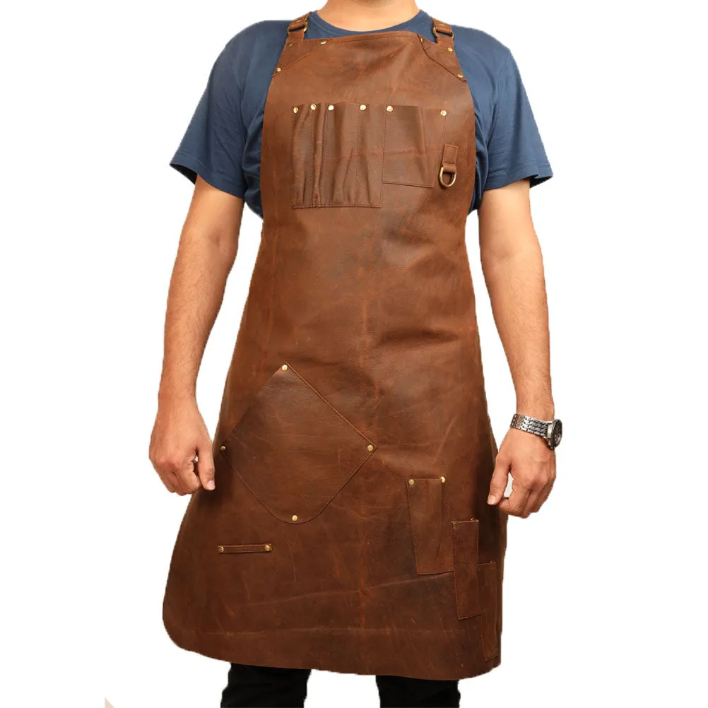 Brown Leather Apron