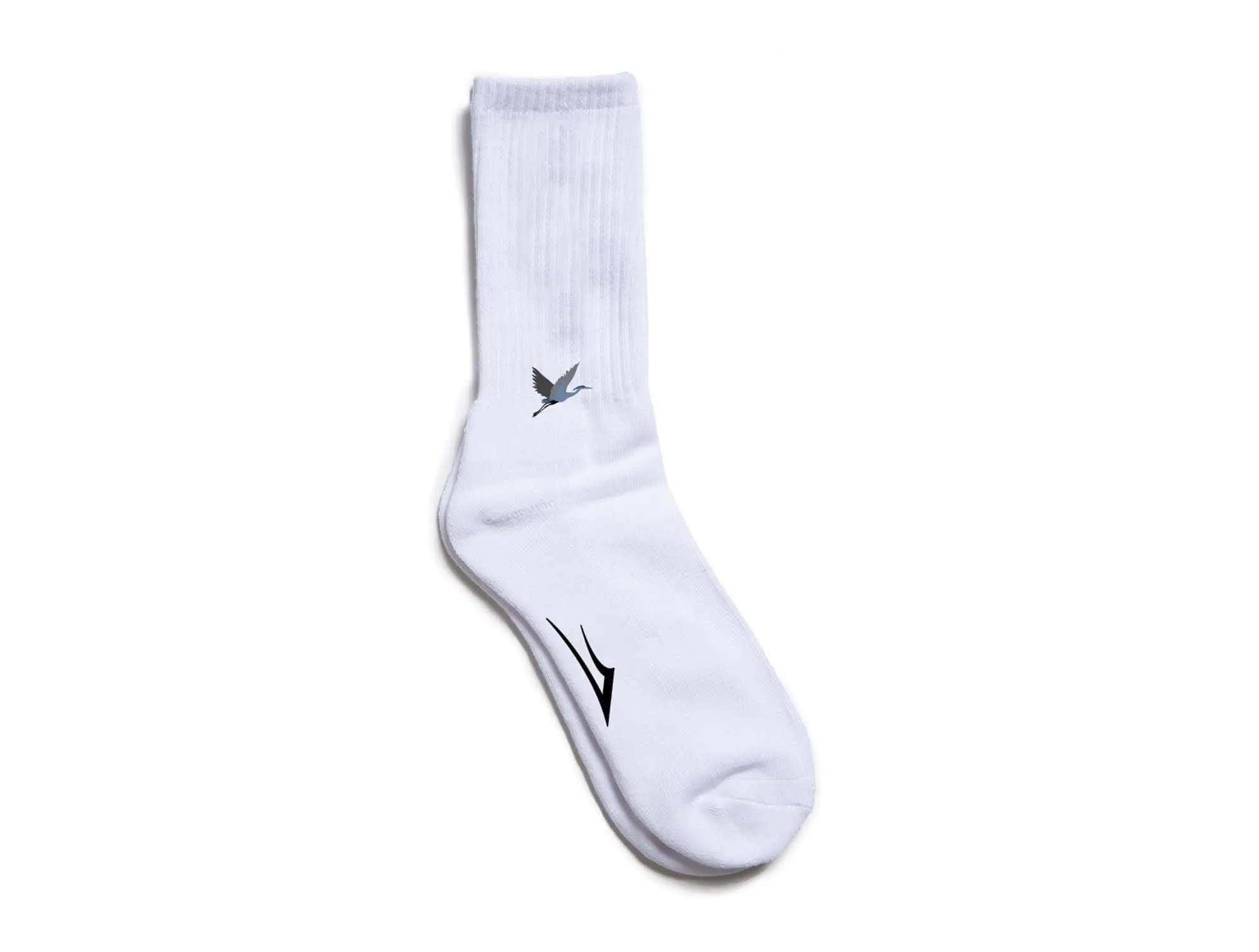 Calcetin Lakai Sock Simple Crew Hombre Blanco