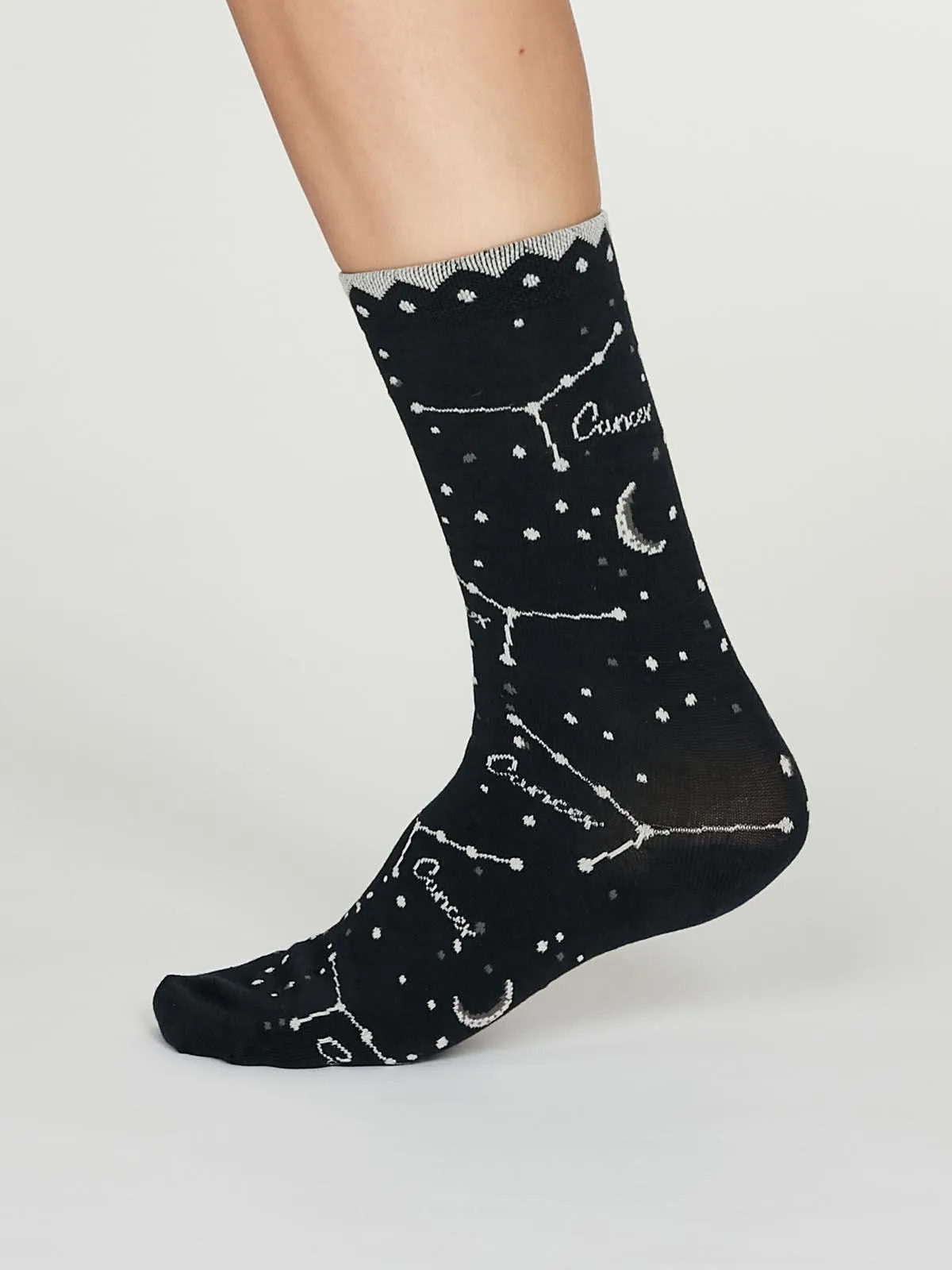 Cancer Zodiac Bamboo Organic Cotton Horoscope Star Sign Socks