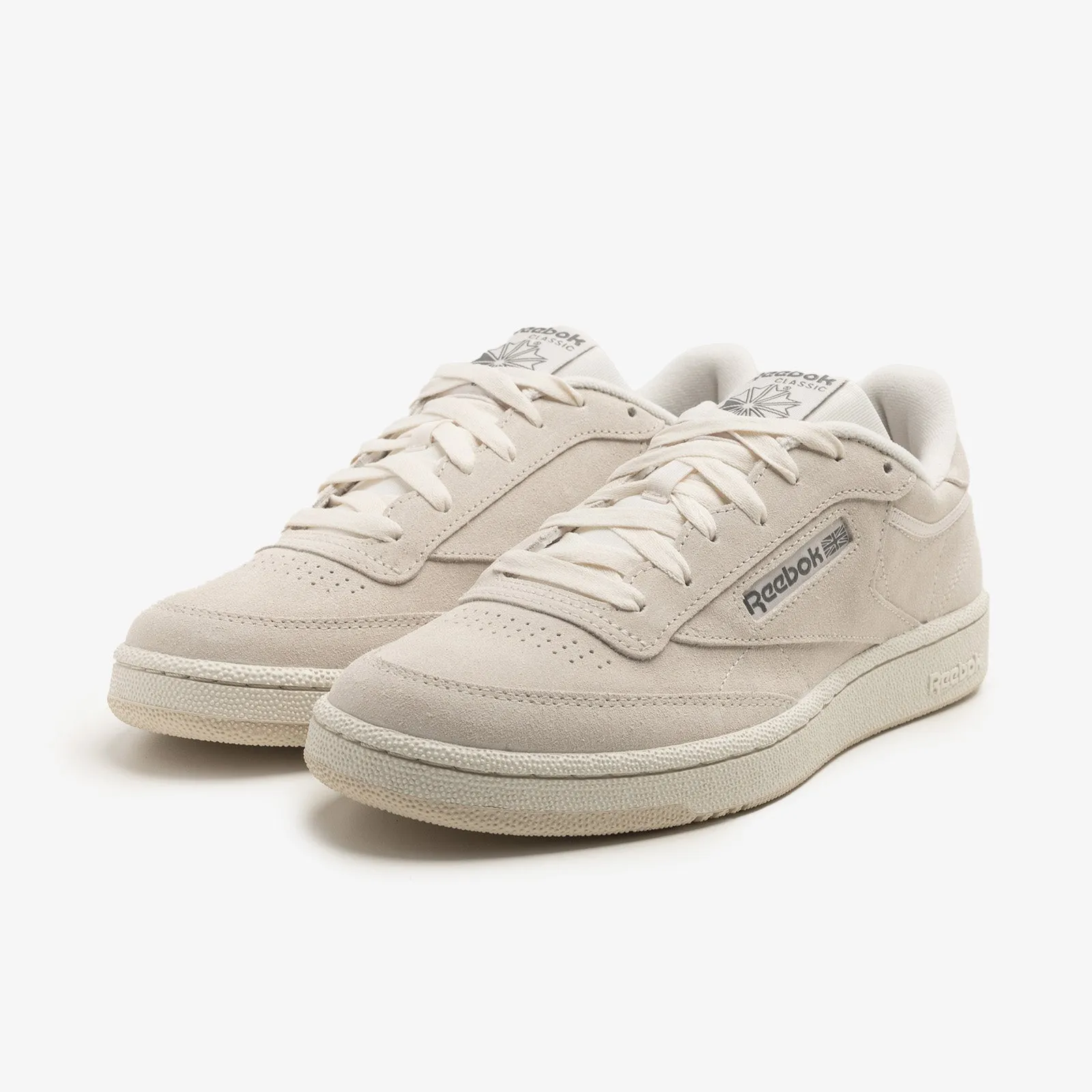 Classic Club C 85 Sneakers in Bone/Pure Grey - Retro Style Footwear for Everyday Comfort