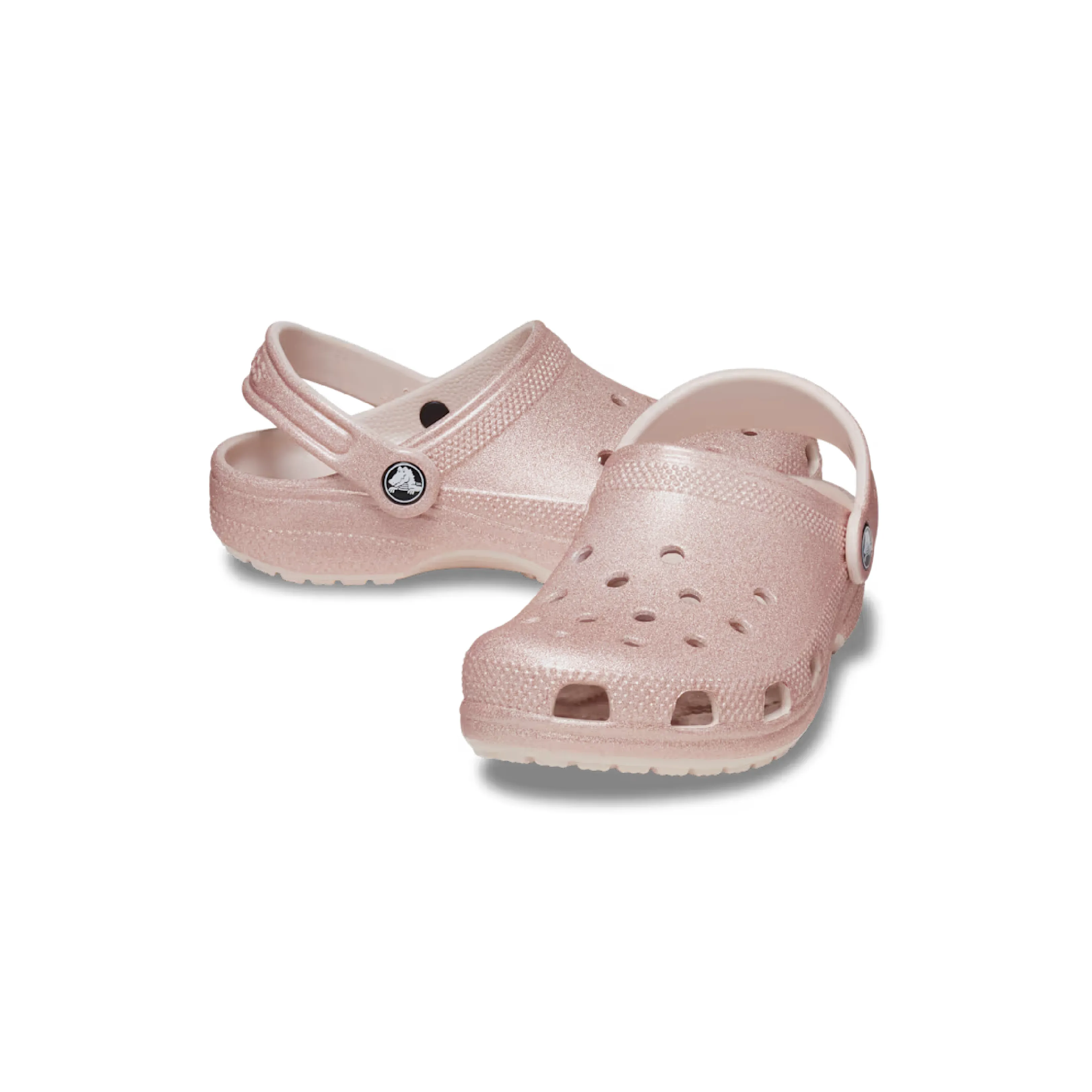 Crocs Kids Classic Glitter Clog Pink