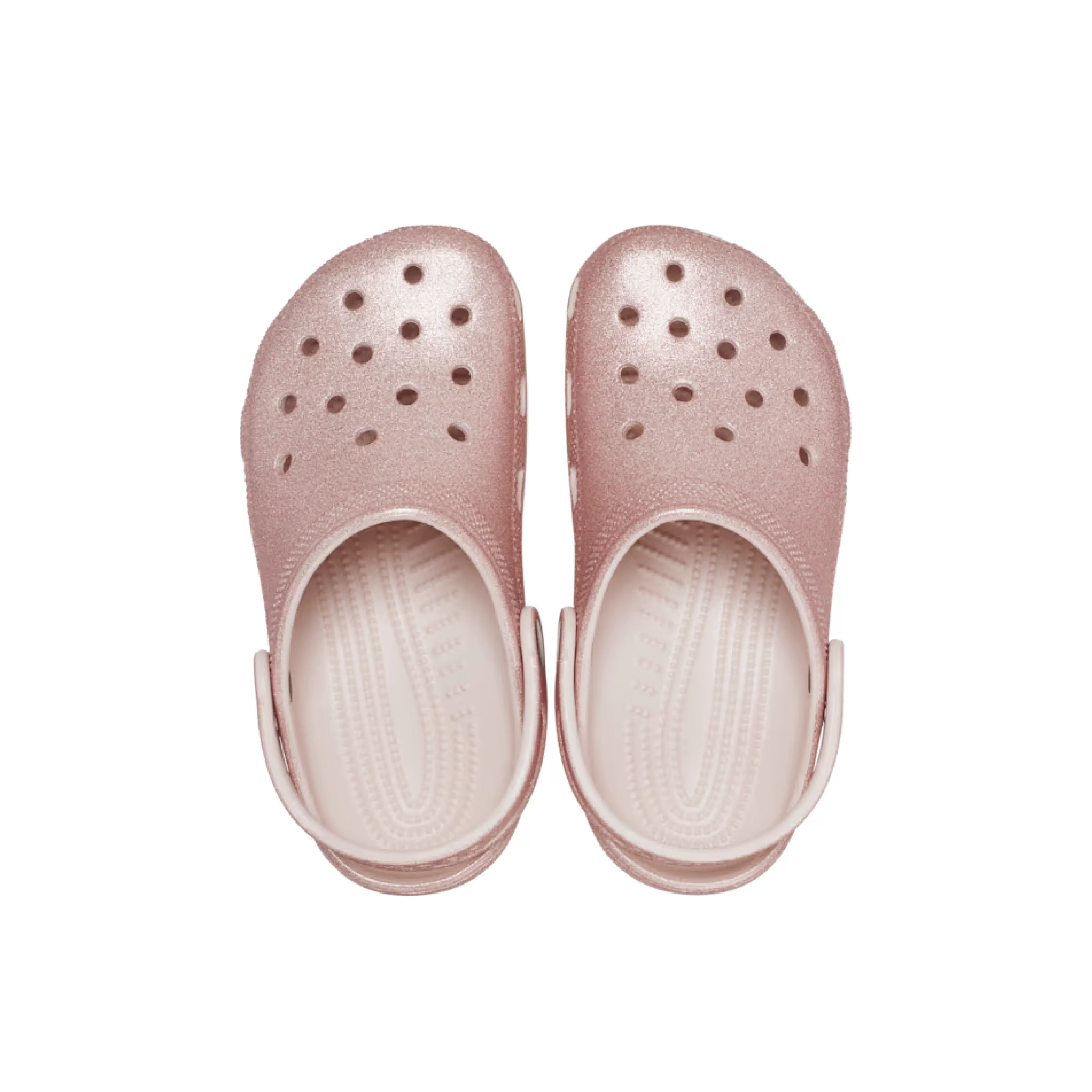 Crocs Kids Classic Glitter Clog Pink