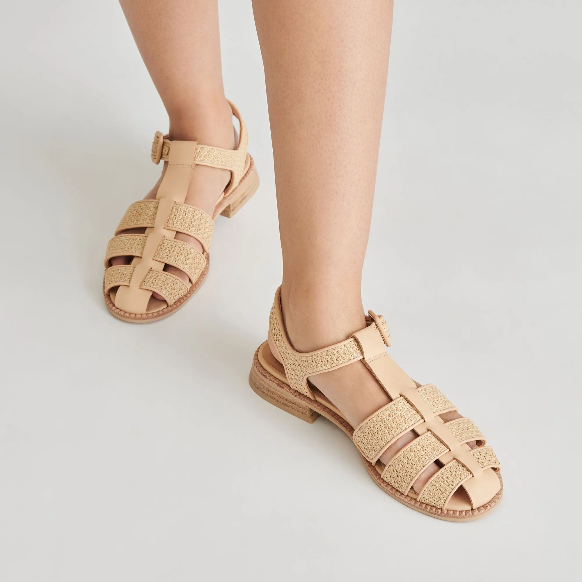 HOLIS SANDALS LT NATURAL RAFFIA