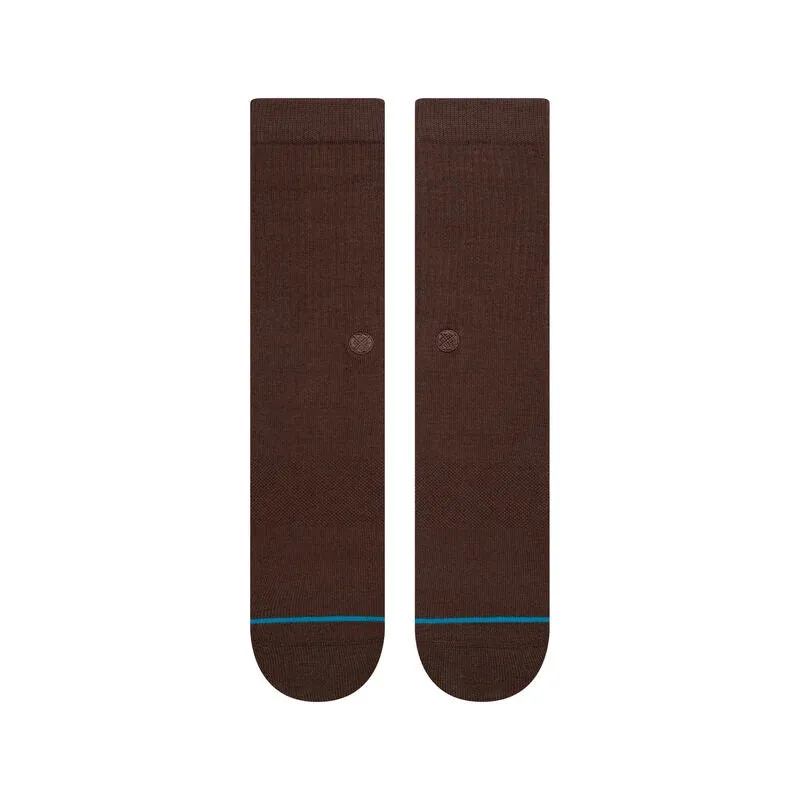 Icon Crew Socks Brown