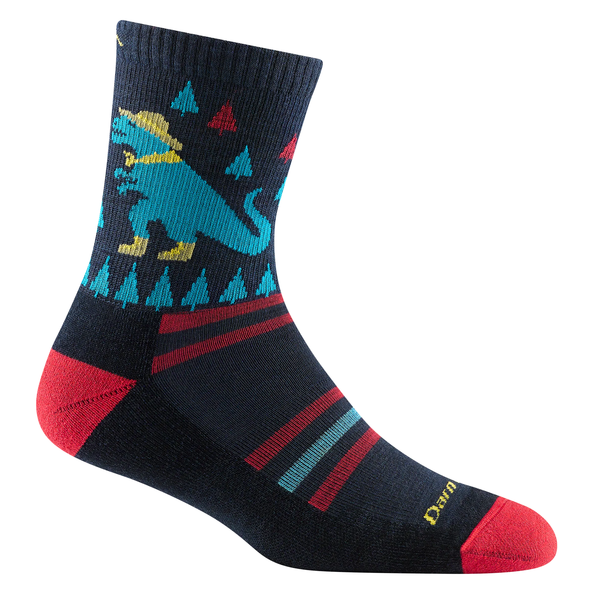 Kids Ty-Ranger-Saurus Micro Crew  Lightweight Hiking Sock