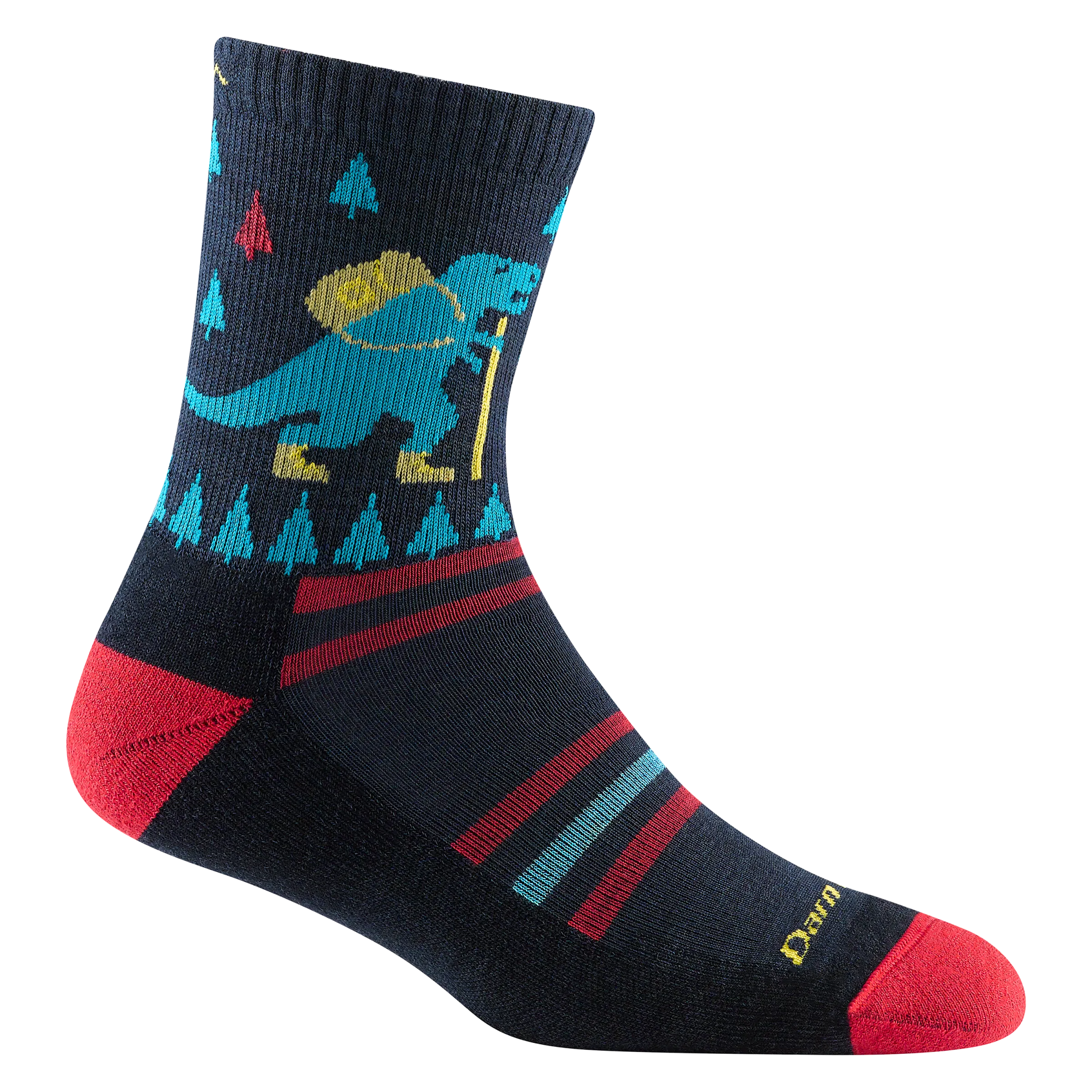 Kids Ty-Ranger-Saurus Micro Crew  Lightweight Hiking Sock