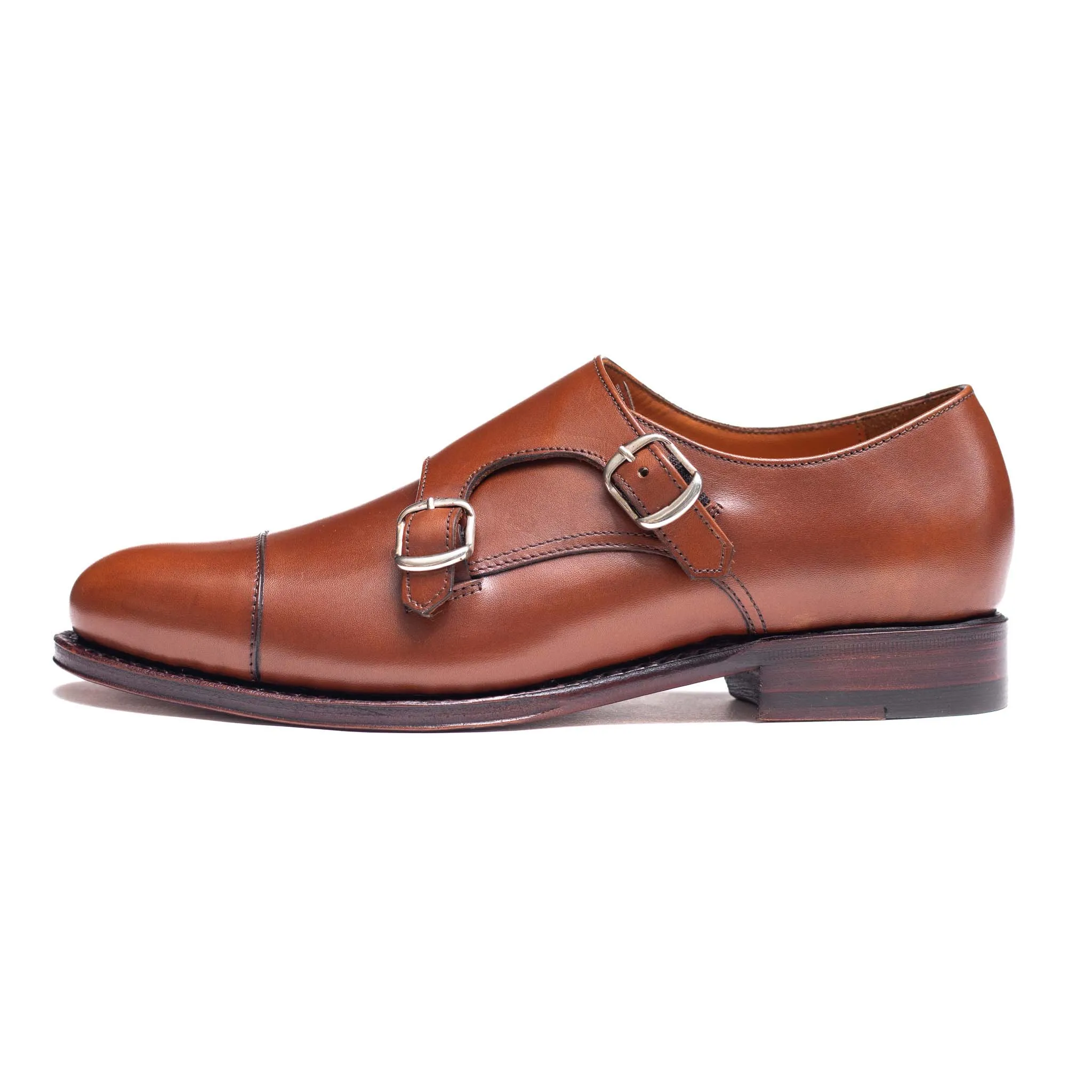 Ladies Double Monk Straps / Cuoio 98679