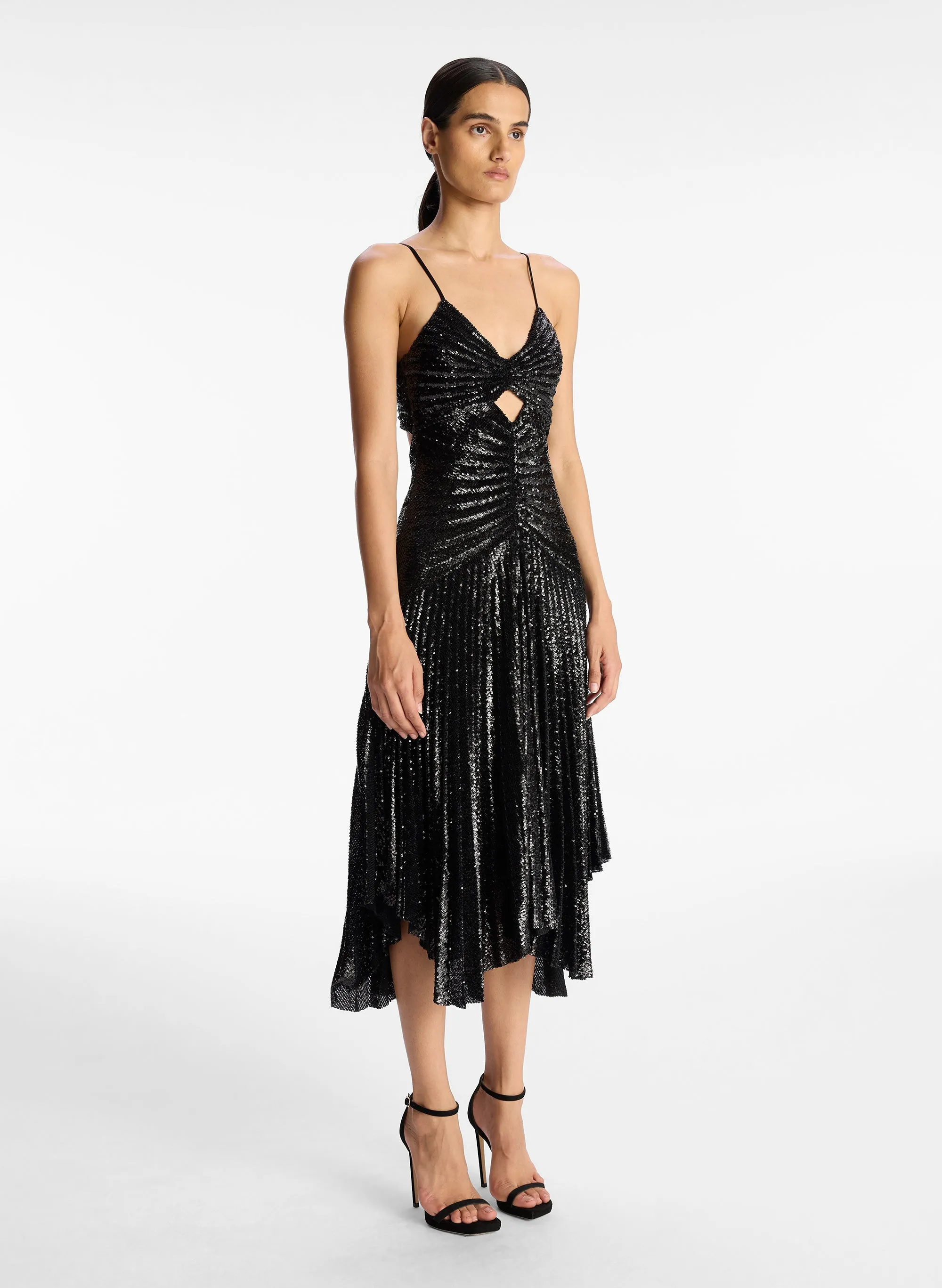 Lou Sequin Midi Dress