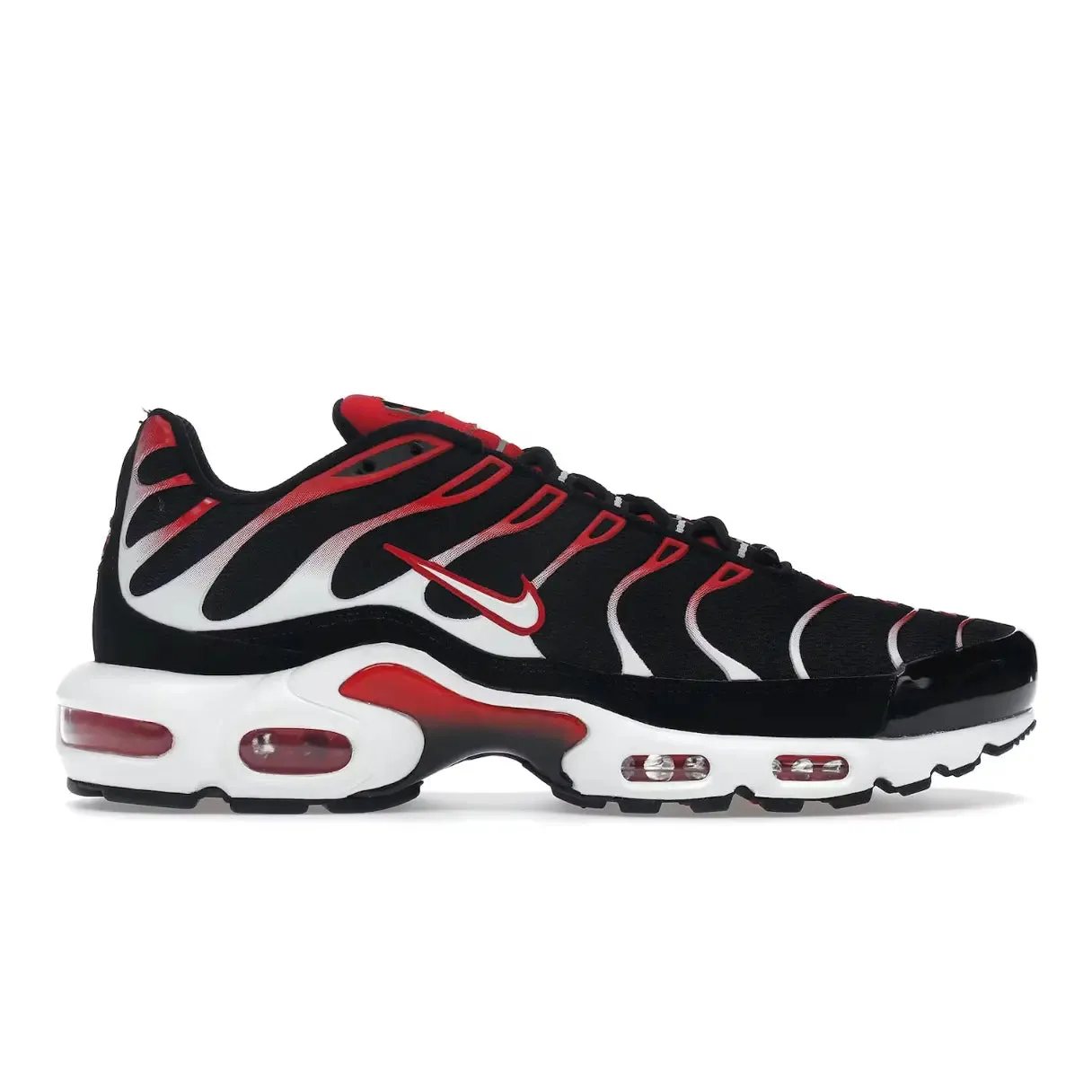 Nike TN Air Max Plus Black White University Red