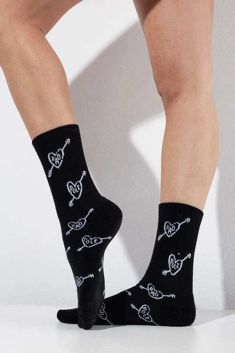 RAD Pole Love Socks - Black