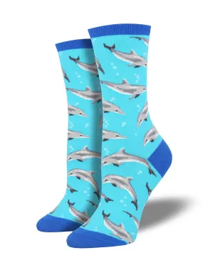 Women's Dolphinitley Crew Socks