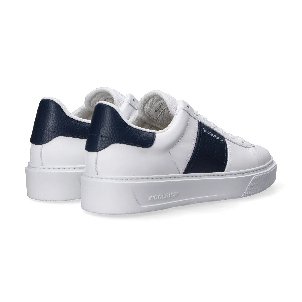 Woolrich sneakers in pelle bianca